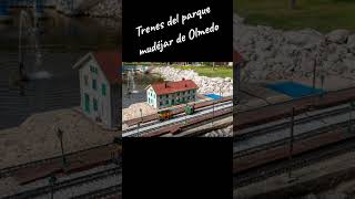 Trenes del parque mudéjar de Olmedo