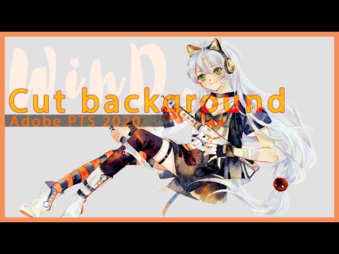 Video [live cut] Cắt background tranh bằng Magnetic Lasso... - youtube