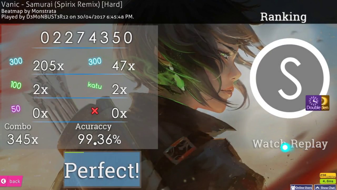 Osu Vanic - Samurai (Spirix Remix) [Hard] - YouTube