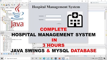 Complete Hospital Management System using JSWING & MYSQL DBMS in 3 hours! | TUITIONS TONIGHT.