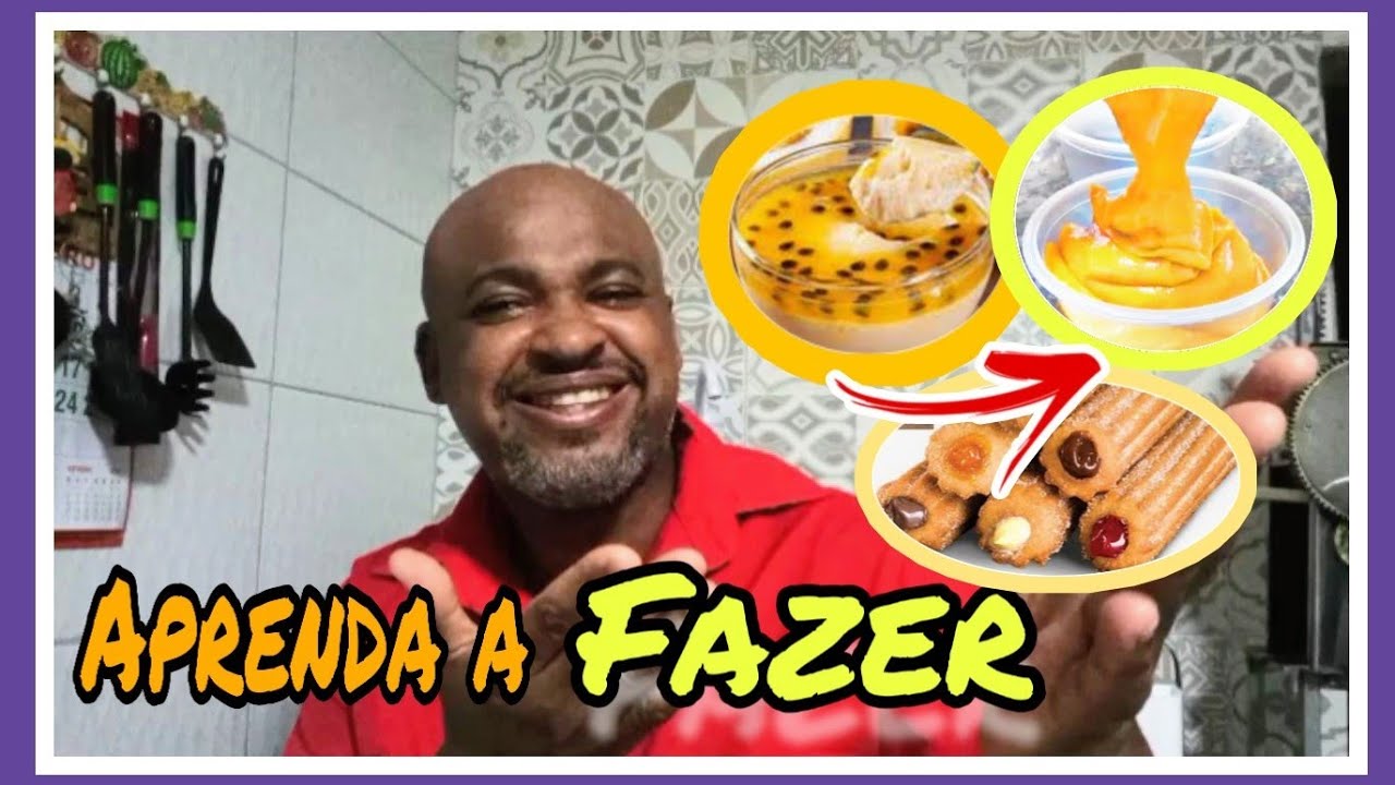 Como fazer RECHEIO de MARACUJÁ para churros Como fazer RECHEIO de MARACUJÁ para churros