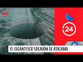 Así se ve por dentro el gigantesco socavón de Atacama