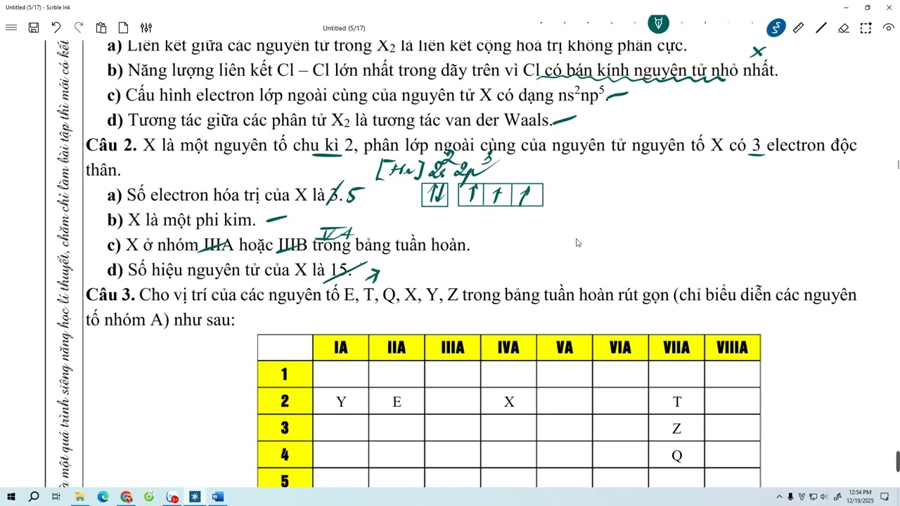 Hoá 10 sửa đề 2 HK1 form 2025