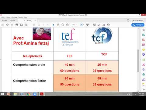 Video: Wat is het verschil tussen TEF en TCF?