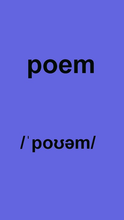 how-to-pronounce-poem-in-american-english-americanpronounce