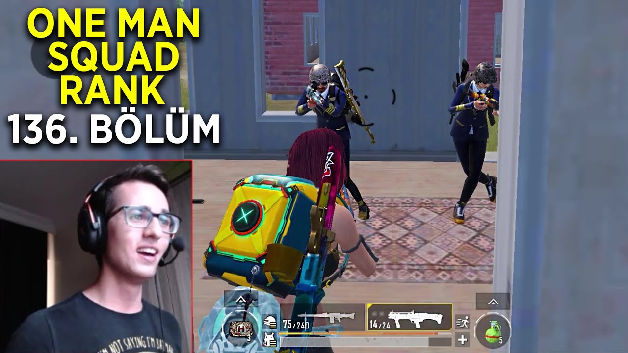 AS LİGİNDE ACIMA YOK ! One Man Squad Rank 136. Bölüm – Pubg Mobile