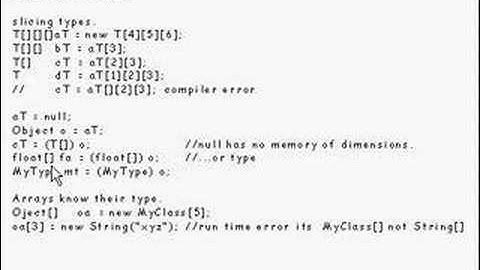 Java Tutorial 5.9 Arrays Part 9/15 - array assignment
