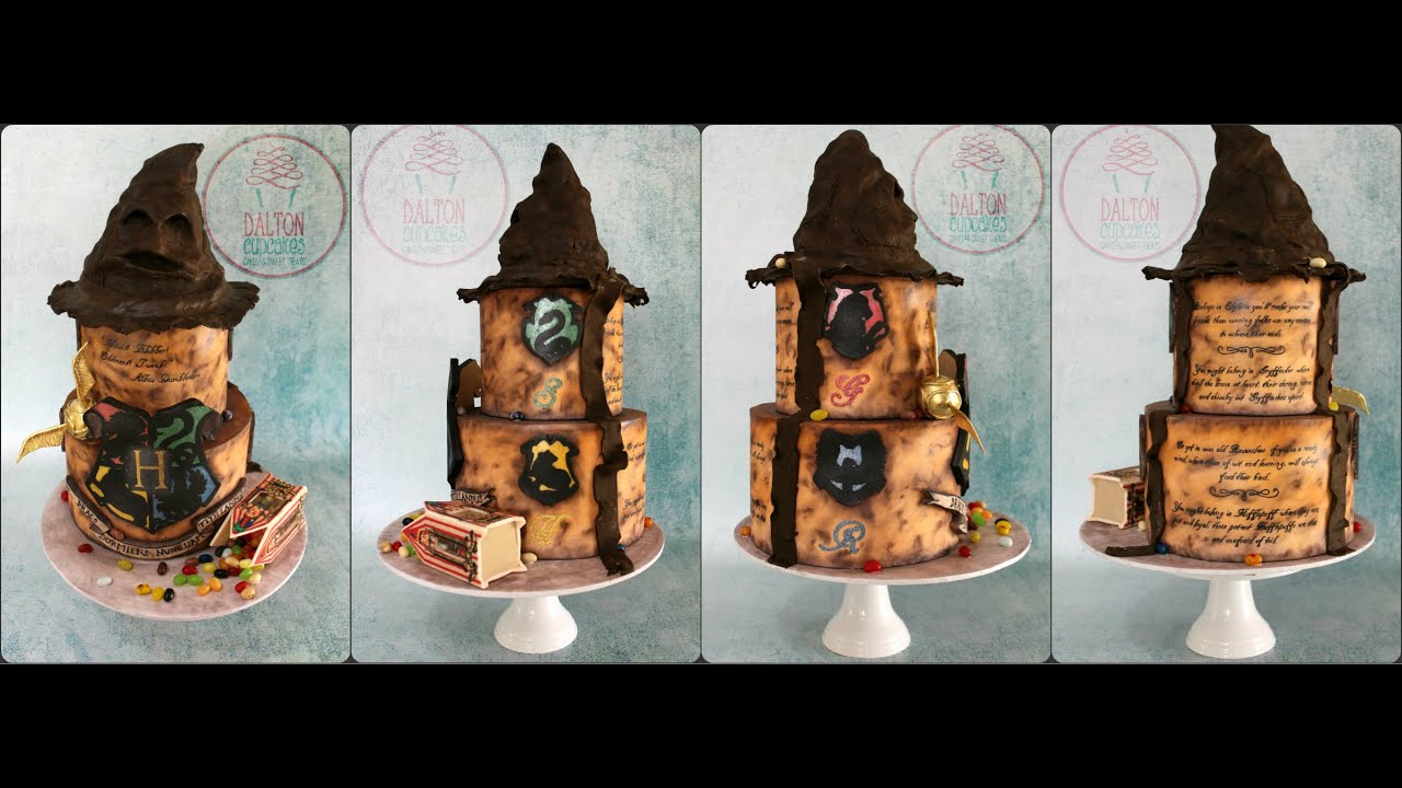 Harry Potter Themed Cake Part 2 YouTube