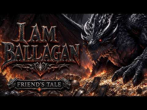 Ballagan the Black Dragon | Dark Fantasy Bard Ballad & Medieval Dragon Song (Lyrics Video)