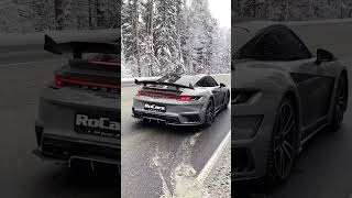 911 Turbo S crazy exhaust! 🥶 #shorts  #porsche