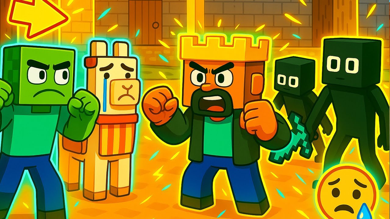 Zombie Boy Rescues Camel King from Evil Fake King 😢👑 | Minecraft Animation