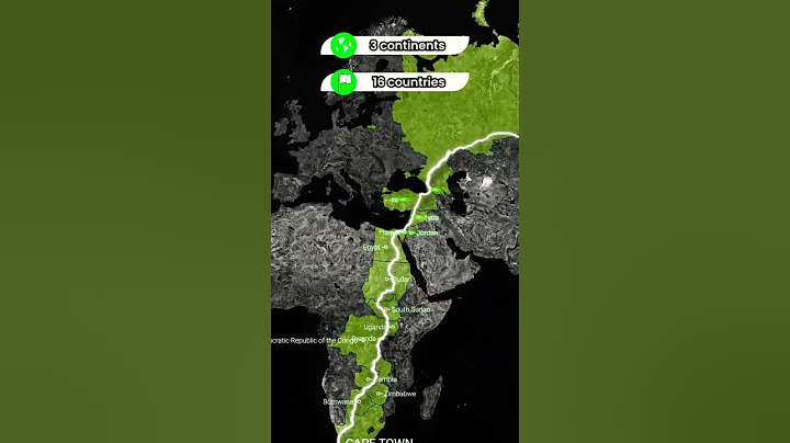How Long is the World's LONGEST Walkable Route? 🤯 #shorts #geography #maps