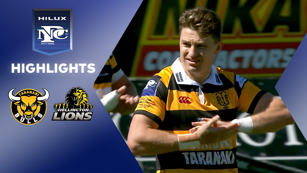 HIGHLIGHTS | Taranaki vs Wellington | Hilux NPC | Round 10 | Sky Sport NZ