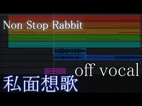 【cover】Non Stop Rabbit『私面想歌』instrumental