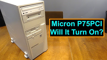 Micron P75PCI Pentium Computer - Will It Turn On?