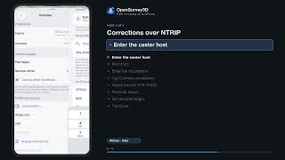 Information RTK Surveying on an iPhone: Connect a GNSS Receiver and Get RTK FIXED with NTRIP — OpenSurvey3D News