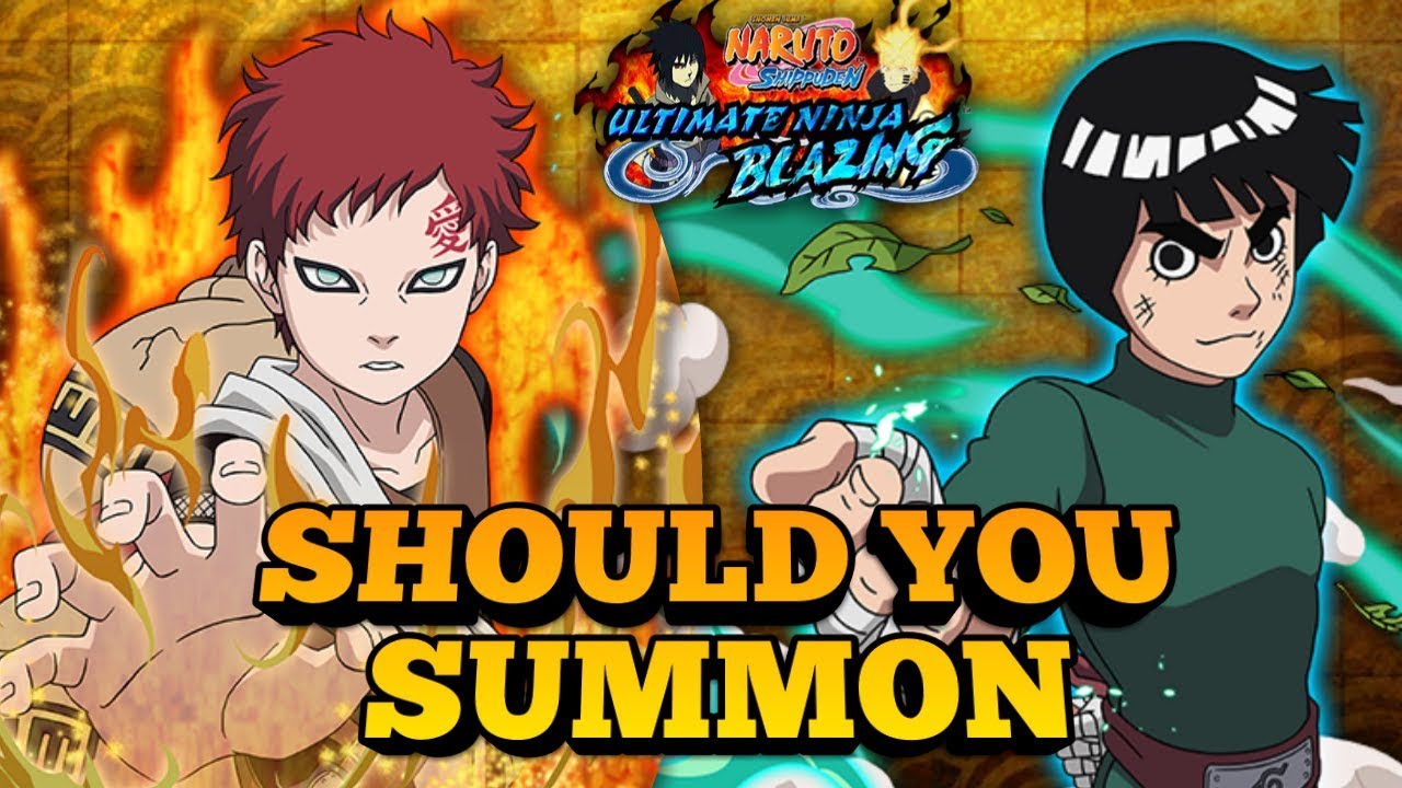 SHOULD YOU SUMMON?! Gaara & Rock Lee Limitbreak Banner! Ultimate Ninja Blazing