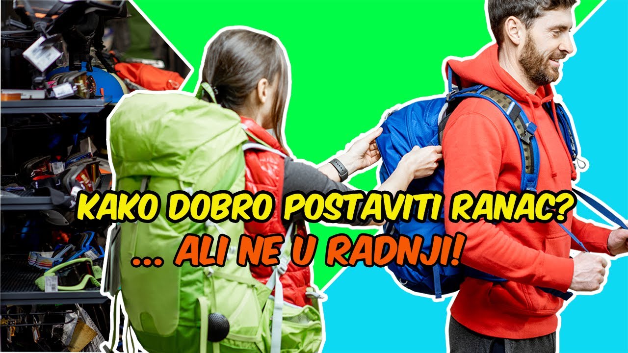 Kako dobro postaviti ranac za planinarenje - Ali ne u radnji! #backpacking #tips
