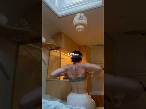 8am-9pm living in my van 🚐🧚🌿✨#grwm #vanlife #cat #camping #vanlife #asmr #routinevlog