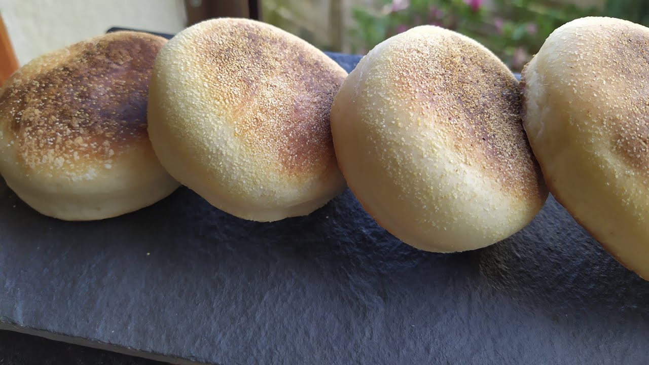 recette du pain muffin cuit à la poele YouTube