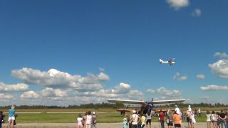 &quot;Воздушный бой» между самолётами АИ-10 «Икар» и Х-32 «Бекас»,  д. Панино, Рязанская область.