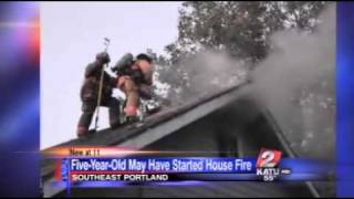 Child may have started house fire