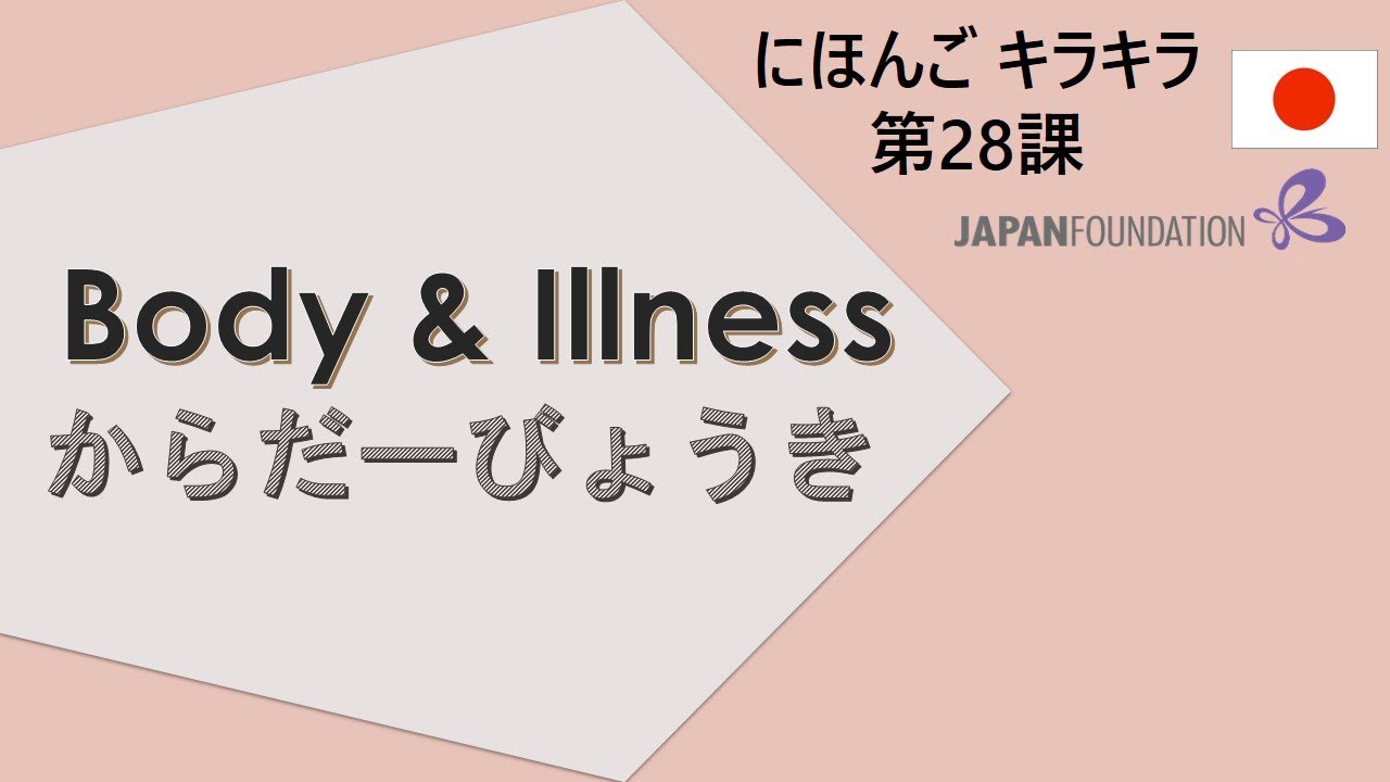 Mengenal Tubuh dan Penyakit - Nihongo Kirakira Jilid 3 - Bahasa Jepang SMA