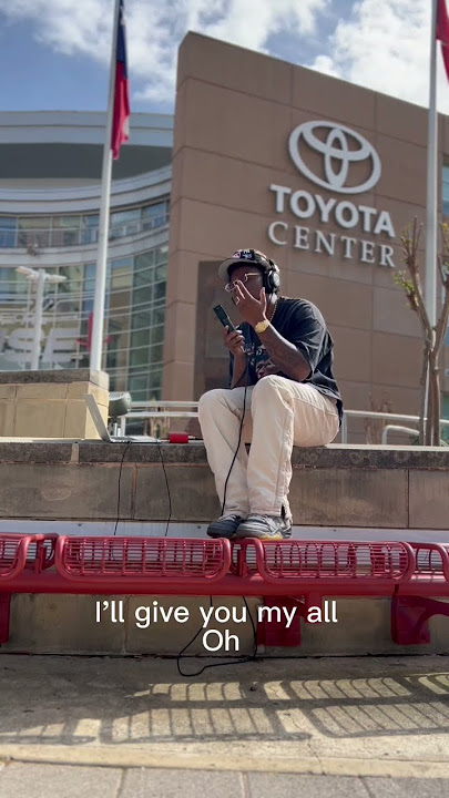 Singing My New Single “Love Me” In Front Of Houston Toyota Center🏀 #newmusic #new  #love #loveme