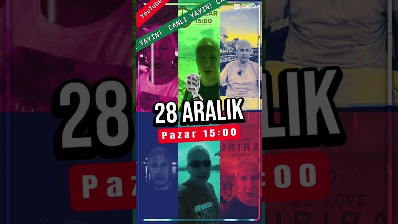 28 Aralık Pazar 15:00 Canlı Yayına bekliyorum, Tayland hakkında sorularınızı cevaplandıracağım