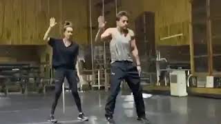 Tiger Shroff and Shraddha Kapoor dance Practice of Dance Basanti | Baaghi 3 Behind the scene