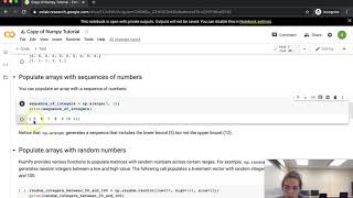 18. Introduction to Numpy arrays