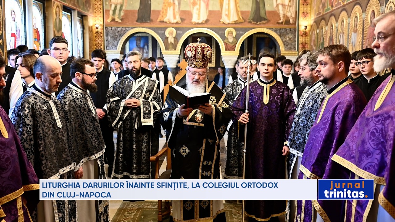 Liturghia Darurilor înainte sfințite, la Colegiul Ortodox din Cluj-Napoca