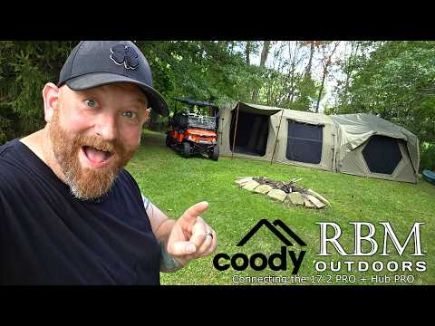 HOW TO CONNECT the Coody Hub Pro & 17.2 Pro Inflatable Luxury Tents to make one giant tent!