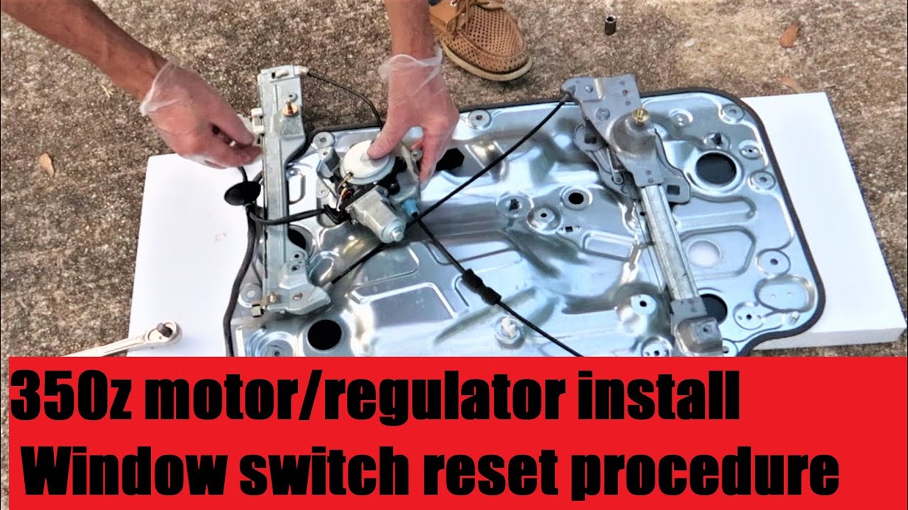 350z window motor replacement with reset procedure #Nissan350z #Zociety  YouTube