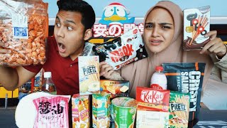 Review SEMUA MAKANAN PELIK dari JAPAN! - DON DON DONKI!