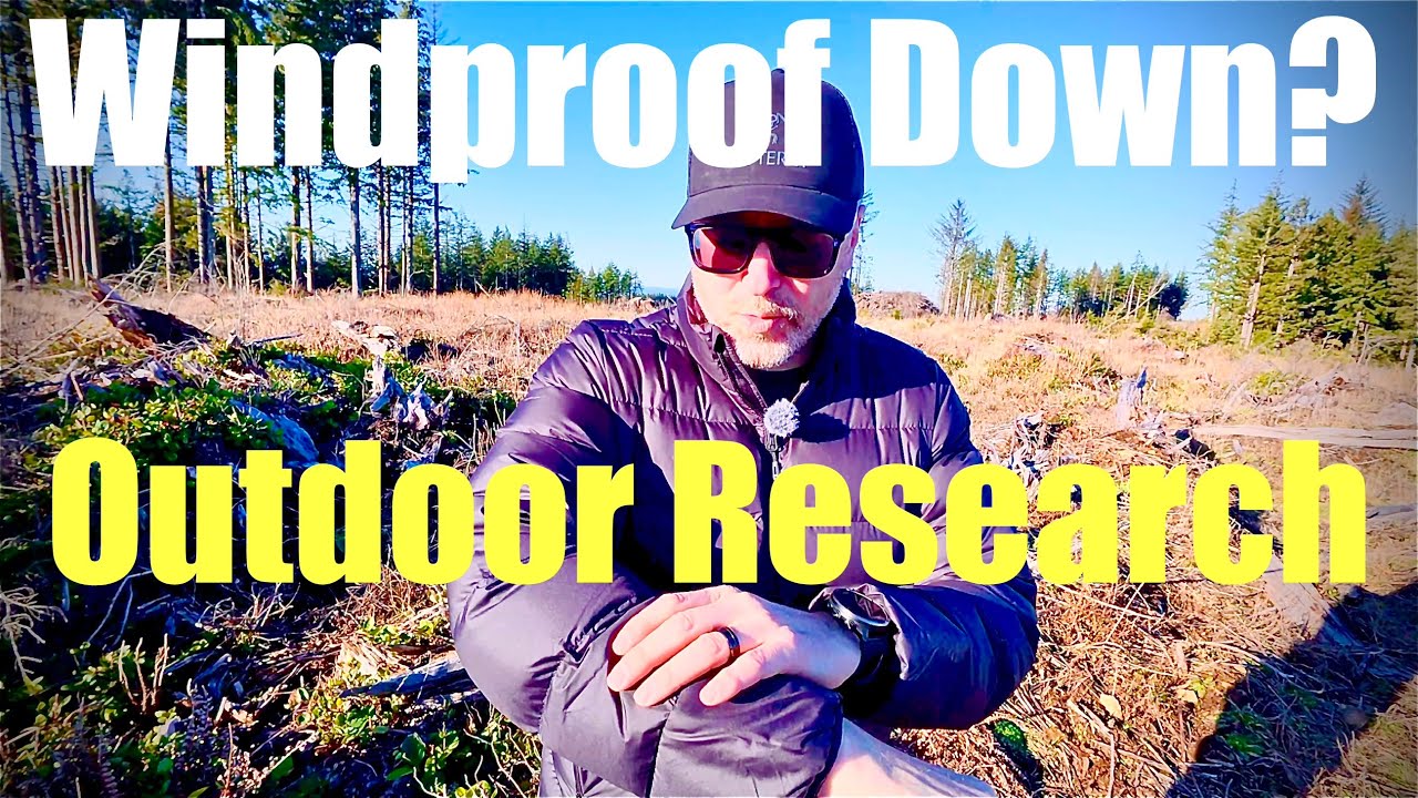 Может ли пух быть ветрозащитным? Худи/куртка Outdoor Research Coldfront Down. 