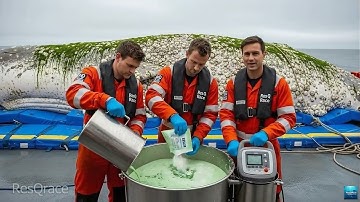 Hoe een team van mariniers een gigantische walvis in nood redde