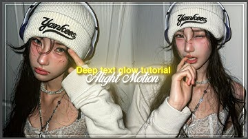 POPULAR TEXT GLOW TUTORIAL || Alight motion (+preset)