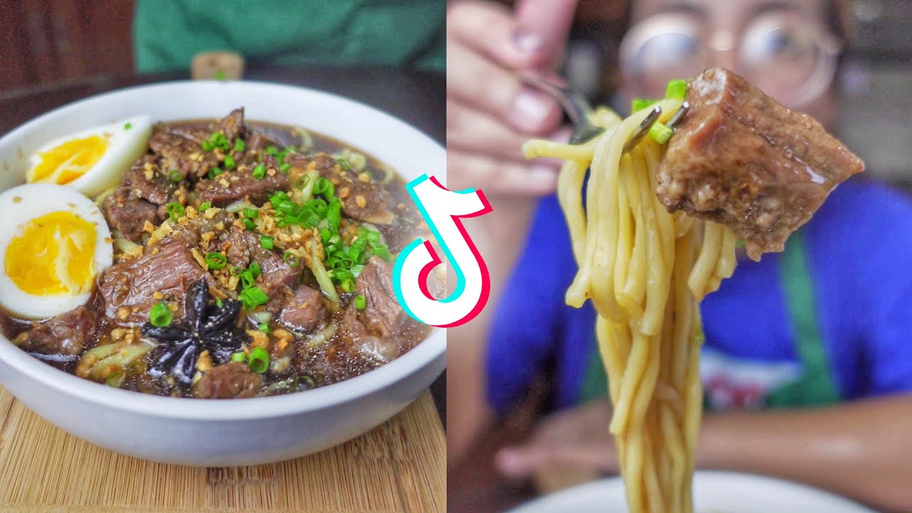 What Filipinos eat late at night on the streets (Beef Pares Mami)