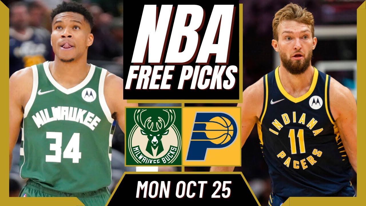 Free NBA Picks Today BUCKS VS PACERS Free Picks (10/25/21) NBA Best