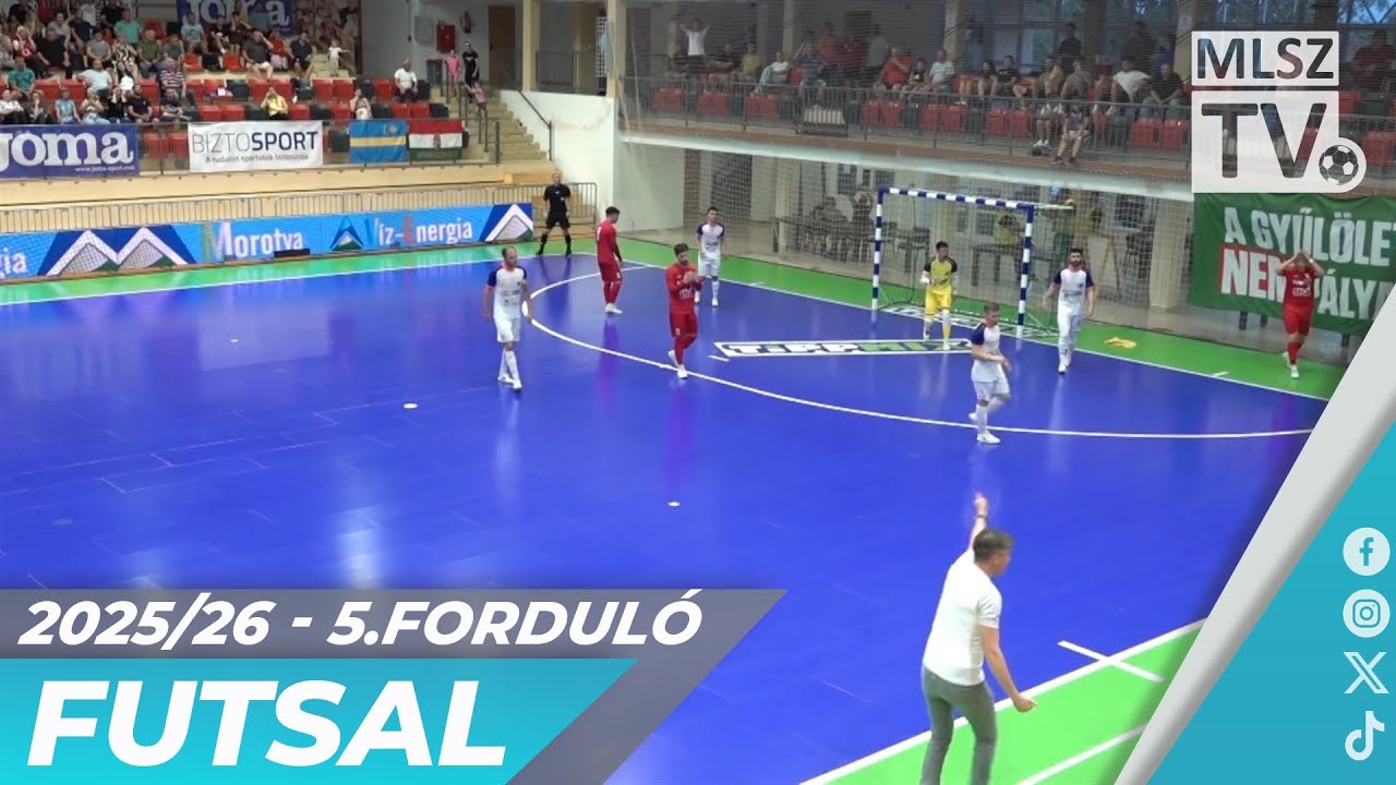 MVFC Berettyóújfalu – A’ Studio Futsal Nyíregyháza | 2-2 | Férfi Futsal NB I | 5. forduló | MLSZTV