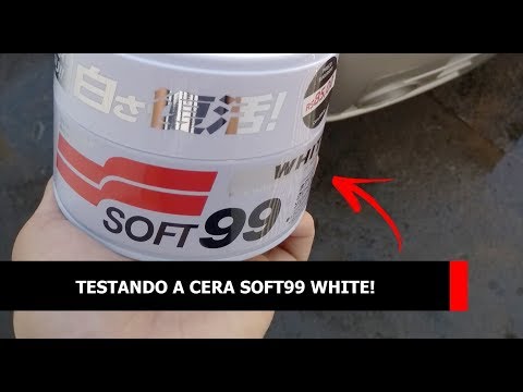 TESTANDO A CERA SOFT99 WHITE