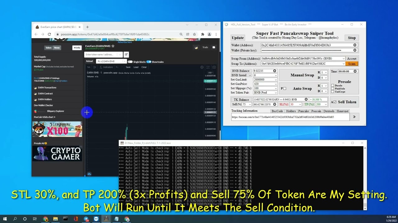 Hang out the bot over night and let's see. Automatically buy and sell at target 
