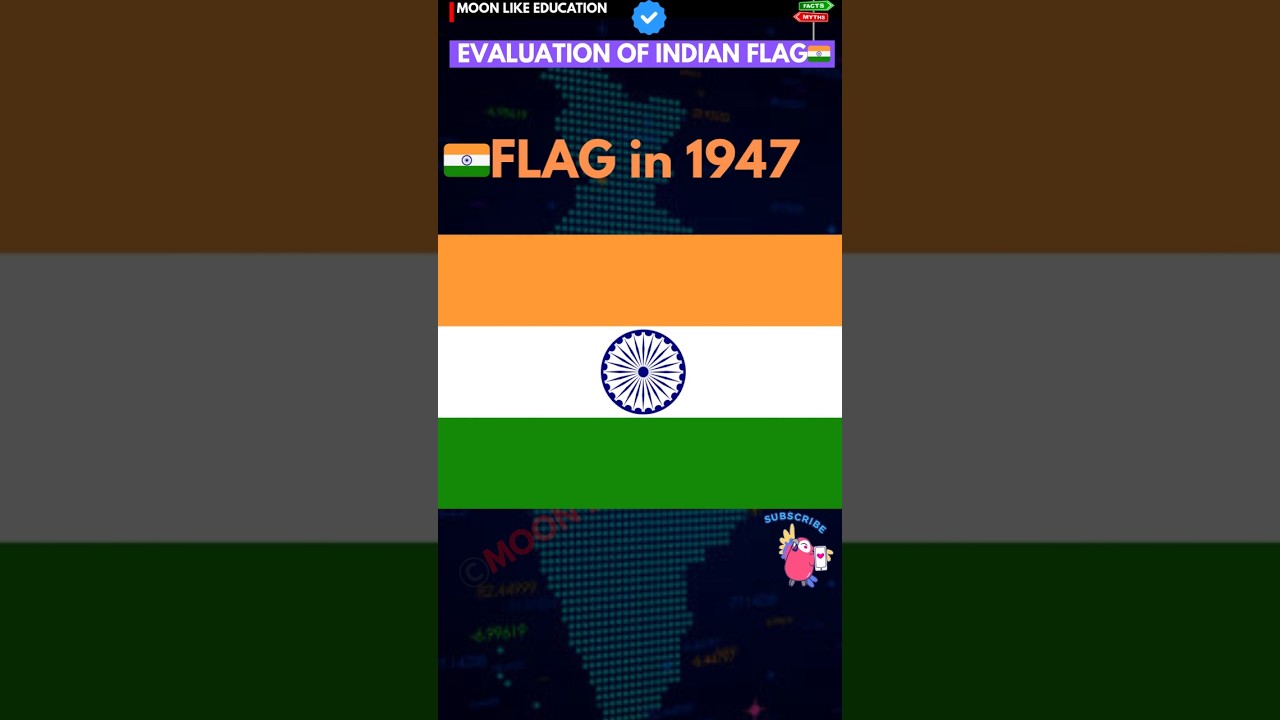 🇮🇳The Evolution of the Indian Flag: From 1857 to Today | Independence day celebration 🎉#indianflag