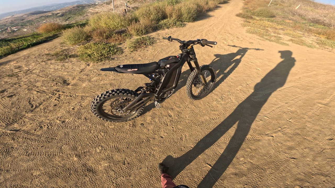 Trails Surron Riding 17kw Surron trail cruising - YouTube