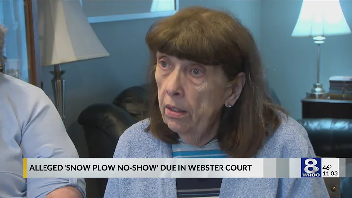 Webster sisters taking 'snow plow no-show' to court after company charged