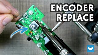 How to replace the rotary encoder on a car stereo - Healing bench 22