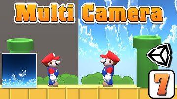 Unity 3D Basic : How to use Second Camera or Multi Camera / Visual Scripting Tutorial Part 7