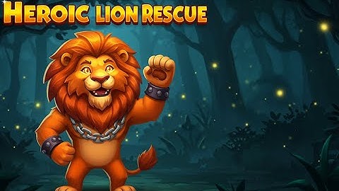 G4k Heroic Lion Rescue Game Walkthrough