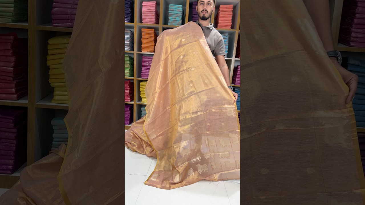 Heritage Art Edit – Pichwai Pattern Tissue Silk Saree